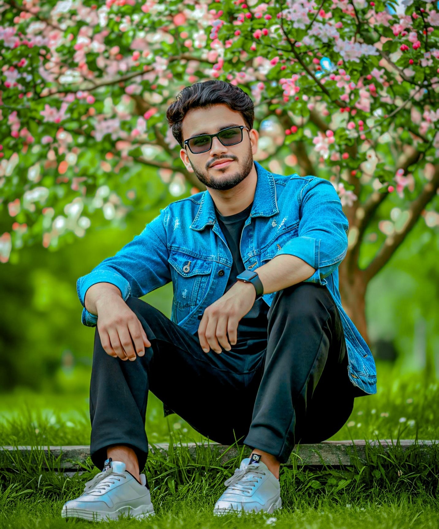 Garden Style Boy Portrait