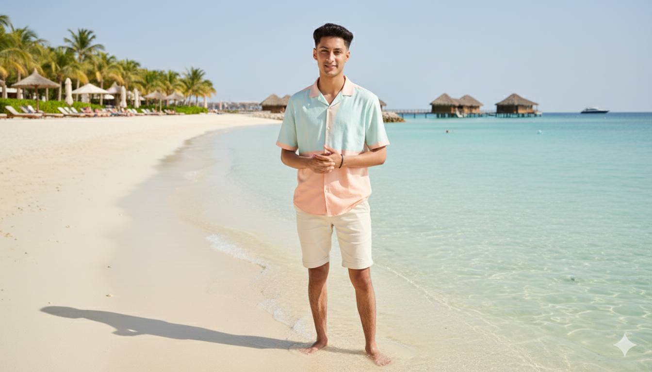 Luxury Seaside Boy Portrait