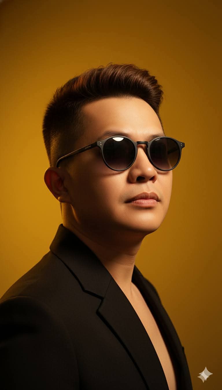 Stylish Sunglasses Boy Portrait