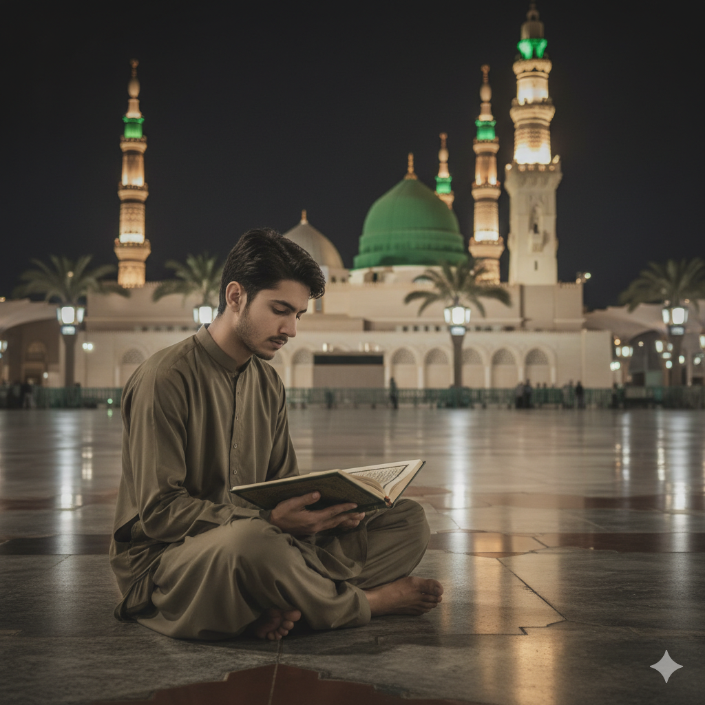 Masjid Nabawi Quran Reading