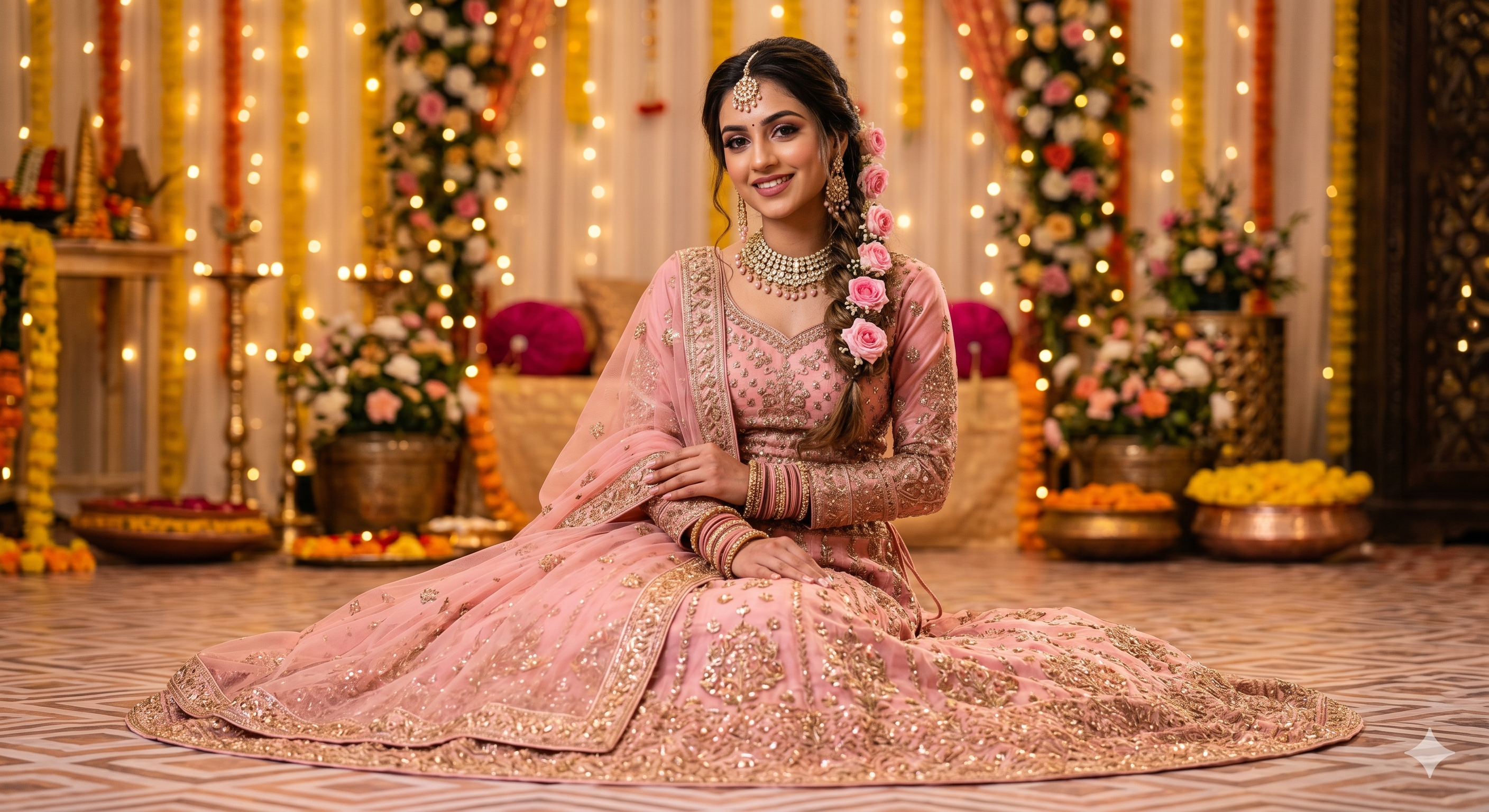 Indian Lehenga Portrait