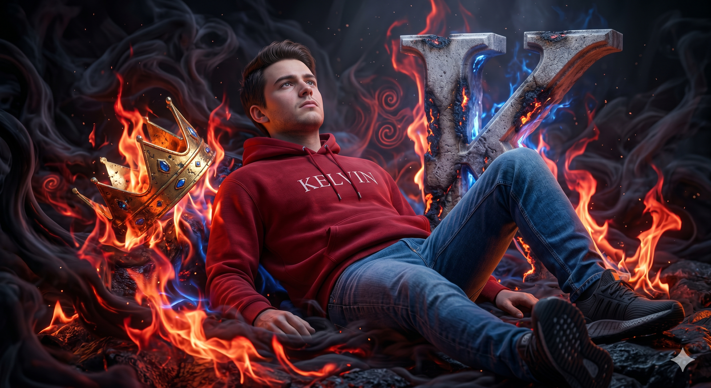 Fire Energy Portrait