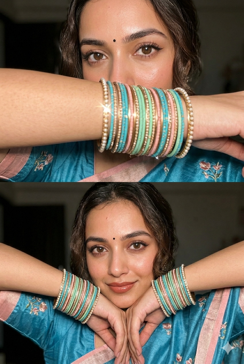 Luxury Saree Glam Portrait