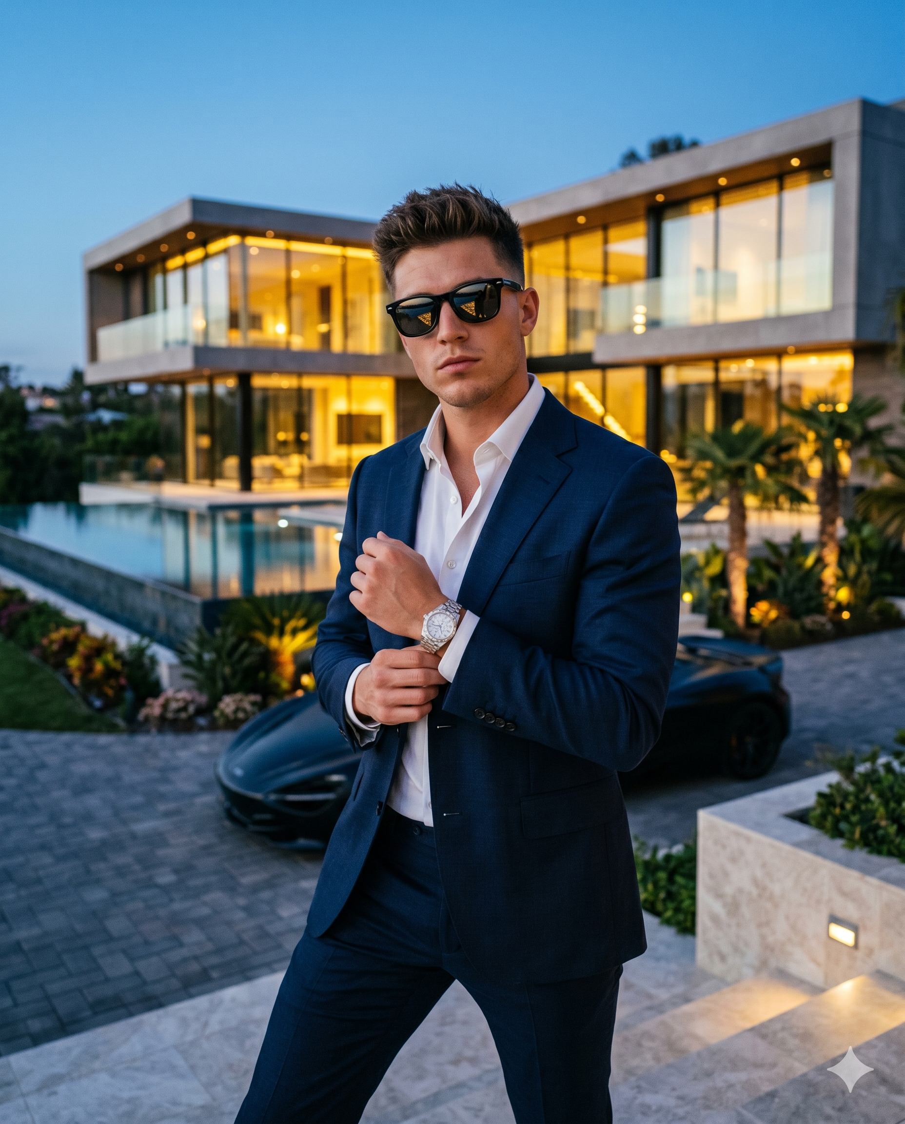 Luxury Billionaire Mansion AI Photo Prompt