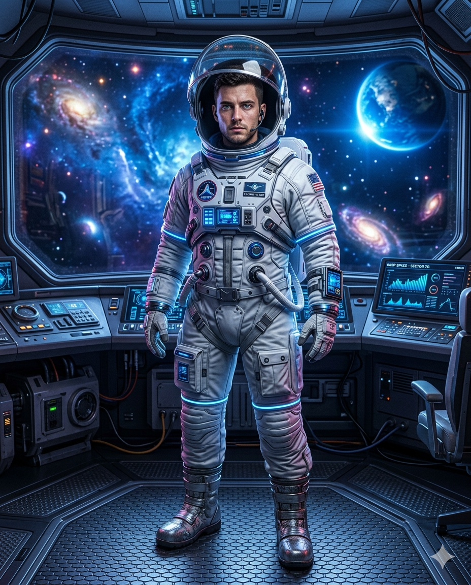 Galaxy Space Explorer AI Photo Prompt