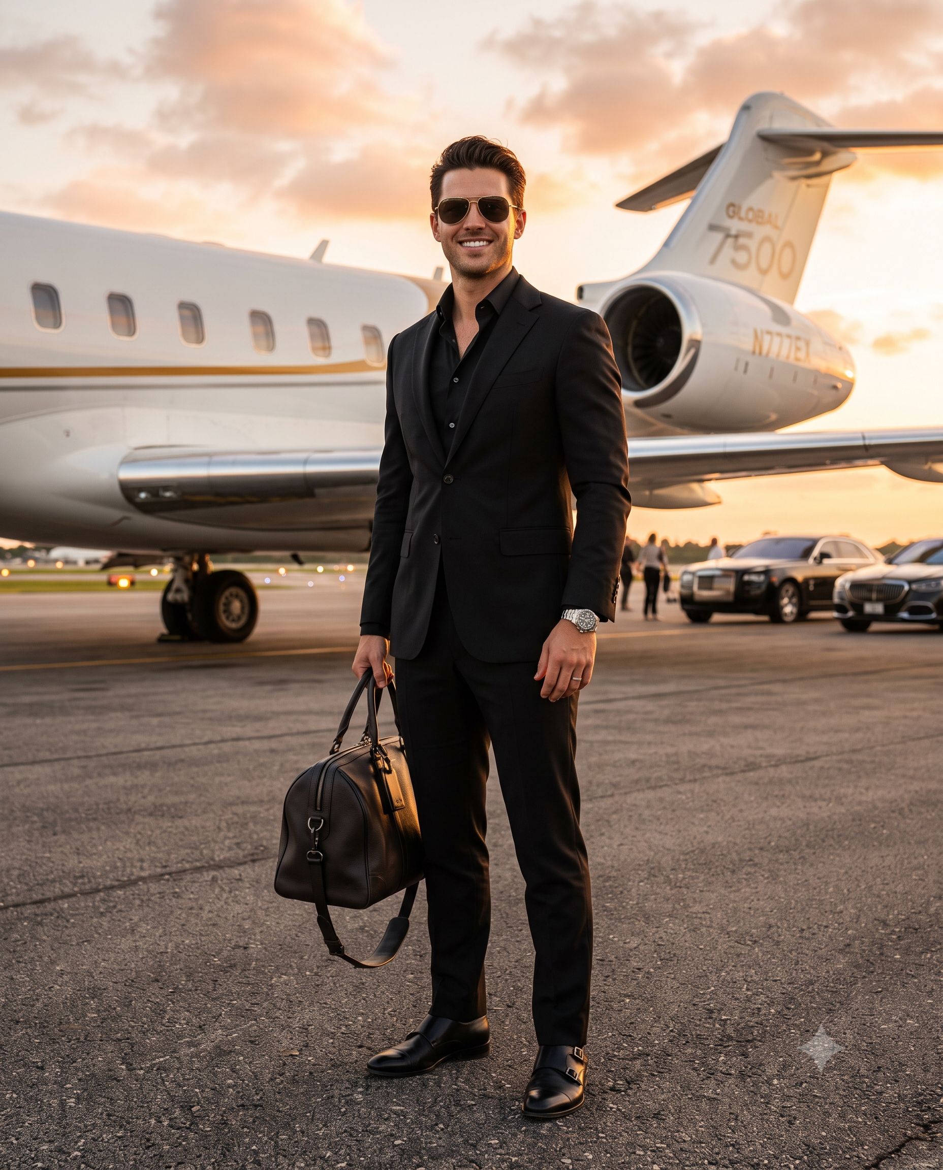 Luxury Private Jet Lifestyle AI Photo Prompt