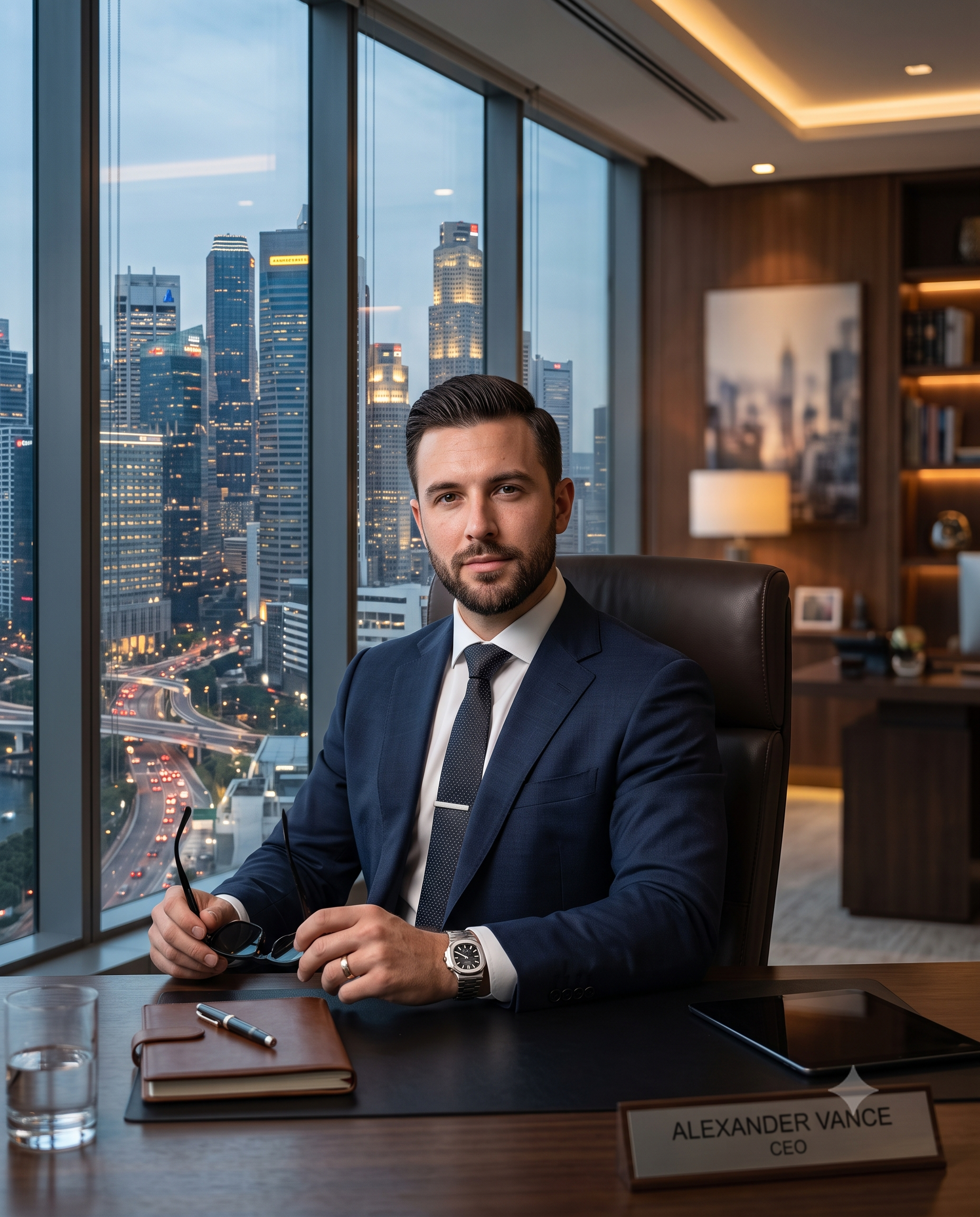 Luxury CEO Office AI Photo Prompt