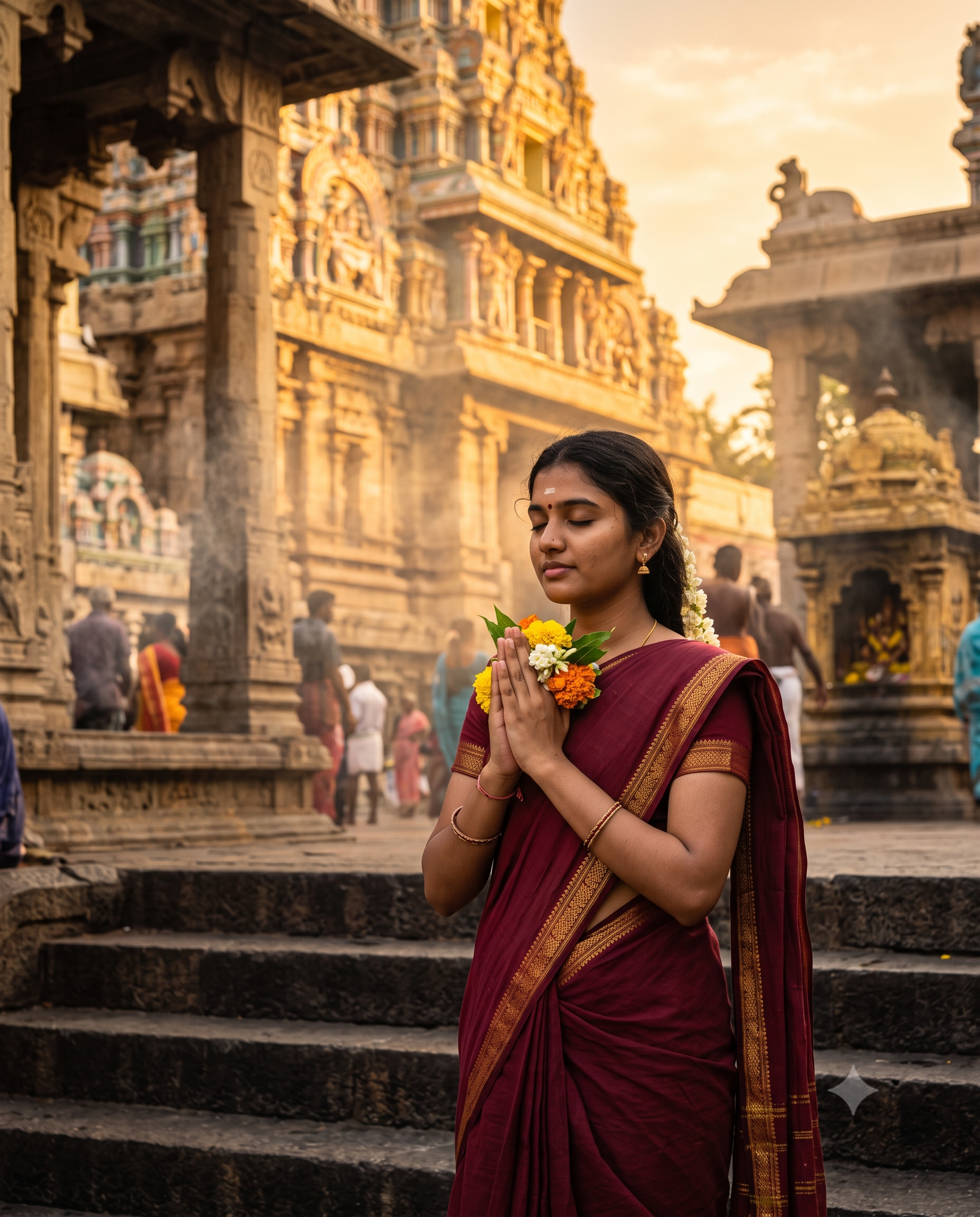 Golden Temple Morning Prayer AI Photo Prompt