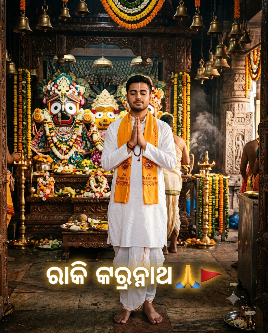 Divine Blessings of Lord Jagannath AI Photo Prompt